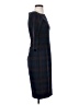 Zara Argyle Blue Cocktail Dress Size S - photo 4