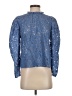 Express Blue Long Sleeve Blouse Size S - photo 1