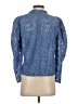 Express Blue Long Sleeve Blouse Size S - photo 2