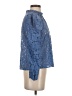 Express Blue Long Sleeve Blouse Size S - photo 4