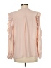 T Tahari 100% Polyester Pink Long Sleeve Blouse Size M - photo 2