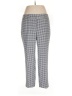 Kasper 100% Polyester Houndstooth Gray Casual Pants Size 14 (petite) - photo 1