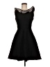 Maje Solid Black Cocktail Dress Size Med (2) - photo 1
