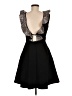 Maje Solid Black Cocktail Dress Size Med (2) - photo 2