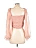 Assorted Brands Pink 3/4 Sleeve Blouse Size L - photo 2