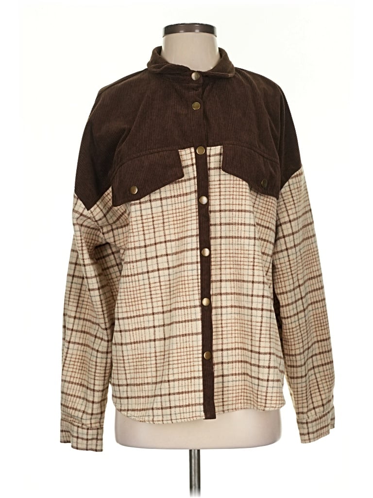 Pre-owned Hyfve Jacket In Brown