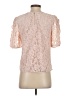 Express 100% Nylon Pink Short Sleeve Blouse Size S - photo 2