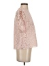 Express 100% Nylon Pink Short Sleeve Blouse Size S - photo 4
