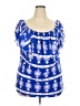 Lularoe Blue Short Sleeve Top Size 3XL - photo 1