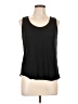 E&M Collection 100% Polyester Black Sleeveless T-Shirt Size L - photo 1