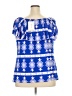Lularoe Blue Short Sleeve Top Size 3XL - photo 2