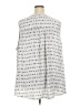 Friends 100% Polyester Silver Sleeveless Blouse Size 5X - photo 2