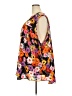 Torrid 100% Polyester Floral Black Orange Sleeveless Blouse Size 5X Plus (5) - photo 5