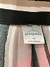PASSPORTS Stripes Silver Casual Pants Size 12 - photo 7