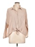 Glam Tan 3/4 Sleeve Blouse Size L - photo 1