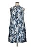 Chaps Graphic Blue Cocktail Dress Size XL - photo 1
