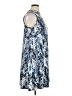 Chaps Graphic Blue Cocktail Dress Size XL - photo 4