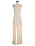 Stradivarius Solid Ivory Tan Jumpsuit Size S - photo 1