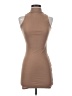 Unbranded Solid Tan Cocktail Dress Size XS (estimated) - photo 1