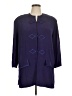Assorted Brands 100% Silk Purple 3/4 Sleeve Silk Top Size 16 - photo 1