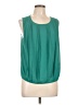 Isabel 100% Polyester Teal Sleeveless Blouse Size L - photo 1