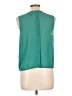 Isabel 100% Polyester Teal Sleeveless Blouse Size L - photo 2