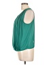 Isabel 100% Polyester Teal Sleeveless Blouse Size L - photo 5