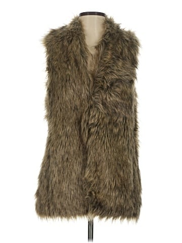 Banana Republic Faux Fur Vest (view 1)