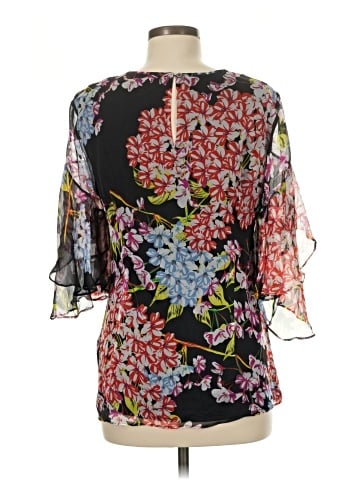 Josie Natori 3/4 Sleeve Blouse (view 2)