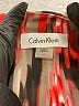 Calvin Klein Chevron-herringbone Red Cocktail Dress Size 4 - photo 7