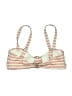 Hermoza Stripes Pink Swimsuit Top Size 2 - photo 2