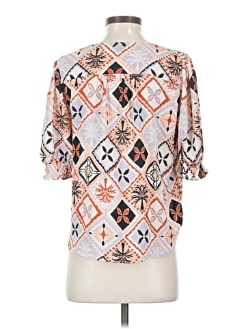 Ann Taylor Factory Short Sleeve Blouse (view 2)