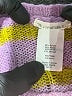 TSE Stripes Pink Pullover Sweater Size 6 - 7 - photo 3