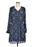 DR2 100% Polyester Paisley Blue Casual Dress Size M - photo 1