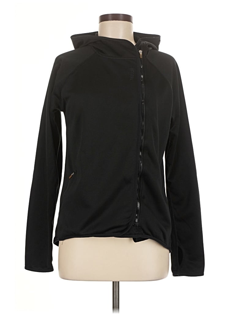 Pre-owned Reebok Zip Up Hoodie In Black
