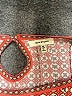 Max Studio Argyle Orange Red Casual Dress Size M - photo 7