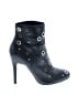 Nicole Miller Black Ankle Boots Size 8 1/2 - photo 1