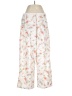 Code 100% Polyester Floral Ivory Casual Pants Size EU 34 / US 4 - photo 1
