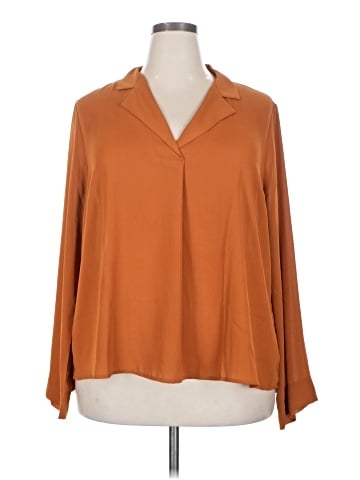 All in Favor Long Sleeve Blouse (view 1)