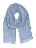 Tickled Pink 100% Polyester Blue Scarf One size - photo 1