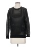 Sandro Stripes Black Pullover Sweater Size S - photo 1