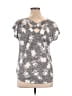 Bobeau Silver Short Sleeve Top Size 1X - photo 2