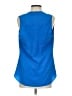 Cynthia Steffe 100% Polyester Blue Sleeveless Blouse Size S - photo 2