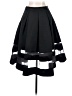 Express 100% Polyester Stripes Black Formal Skirt Size 4 - photo 2
