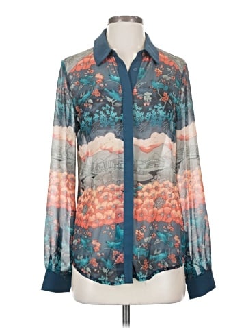 Pink Martini Long Sleeve Blouse (view 1)