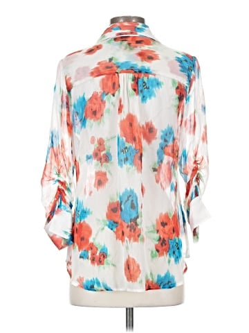 Fifteen Twenty 3/4 Sleeve Silk Top (view 2)