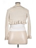 Simonetta 100% Cotton Ivory Cardigan Size 14 - photo 2