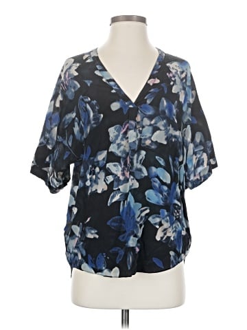 Rebecca Taylor Short Sleeve Silk Top (view 1)
