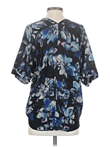 Rebecca Taylor Short Sleeve Silk Top (view 2)