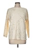 Chico's Stars Ivory Pullover Sweater Size Med (1) - photo 1